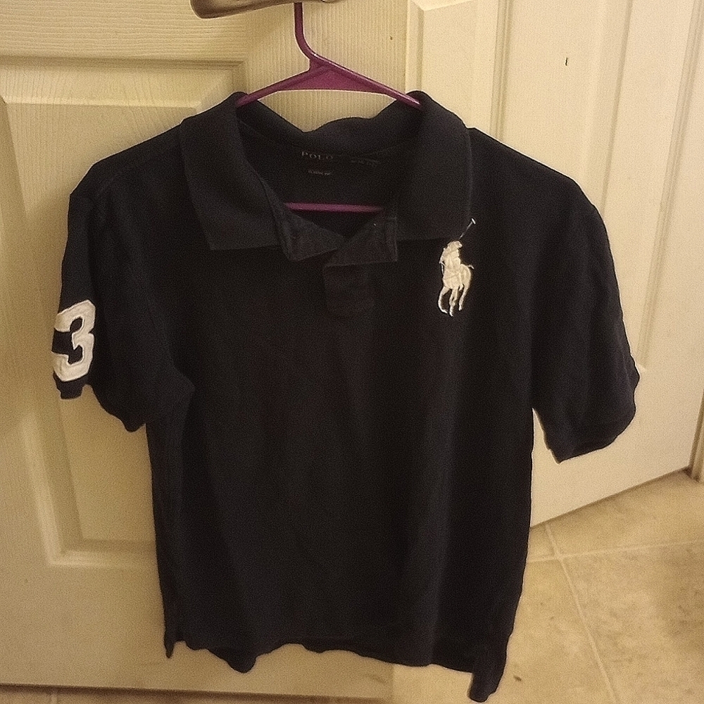 Polo Ralph Lauren boys short sleeve classic fit polo shirt, size XL(18/20), Navy